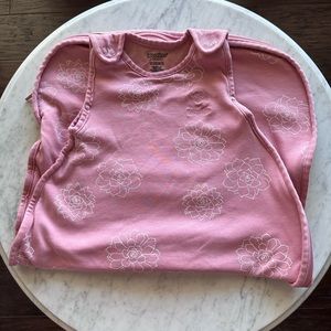 Like New Woolino baby sleep bag | sleep sack | pink | floral | size 2-24 months